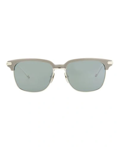 Shop Thom Browne Square-frame Acetate Sunglasses Sunglasses Grey Size 55 Acetate