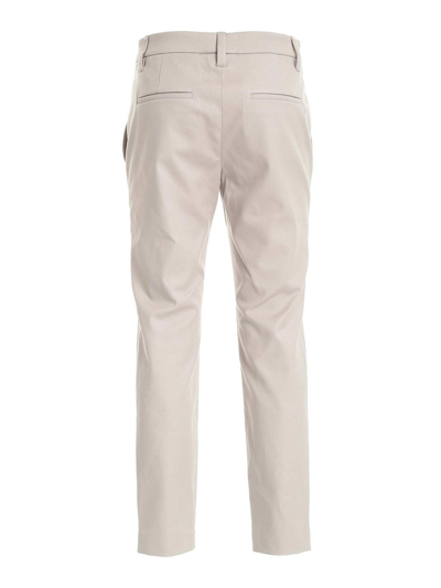 Shop Brunello Cucinelli Cropped Pants In Beige