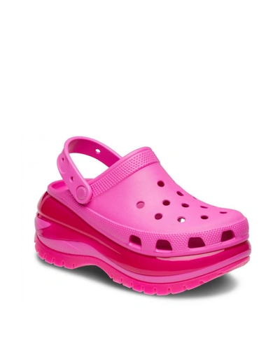 Shop Crocs Sandals In Fuchsia