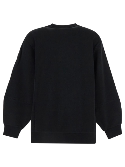 Shop Moncler Cotton Sweatshirt In Black