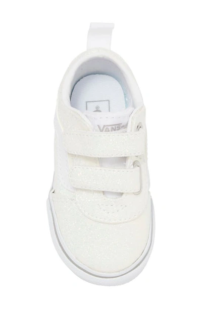 Shop Vans Kids' Ward V Sneaker In Spring Glitter White