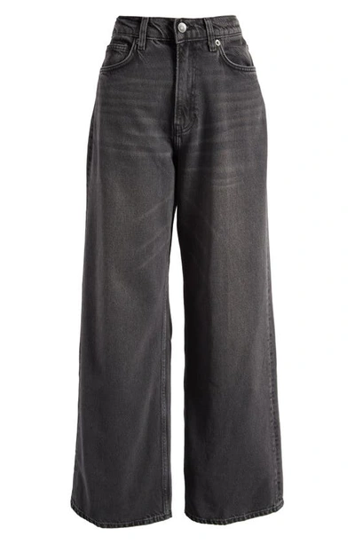 Shop Reformation Carly Slouchy Wide Leg Jeans In Seine