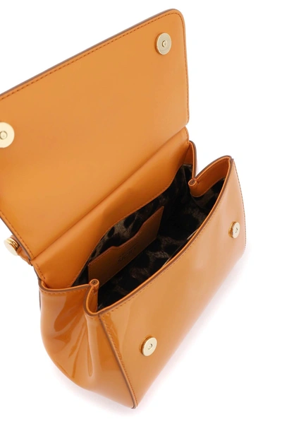 Shop Dolce & Gabbana Patent Leather 'sicily' Handbag