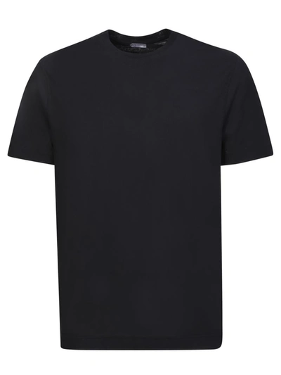 Shop Zanone T-shirts In Black