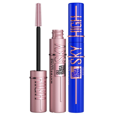 Maybelline Lash Sensational Sky High Mascara Bundle (various Shades) - Blue Mist In Blue Mist