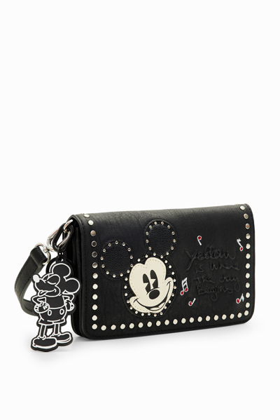 Shop Desigual Mickey Mouse Mini Bag In Black