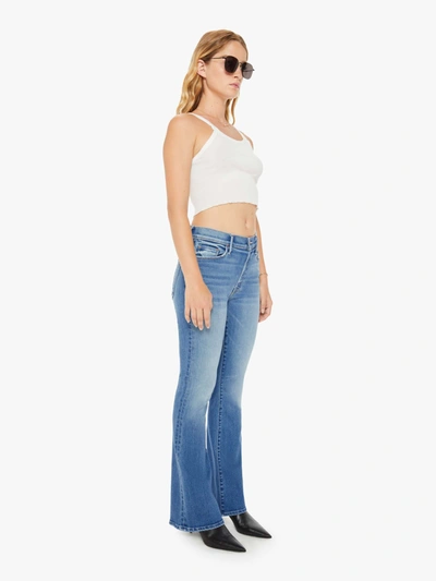 Shop Mother Petites The Lil' Weekender Layover Jeans In Blue
