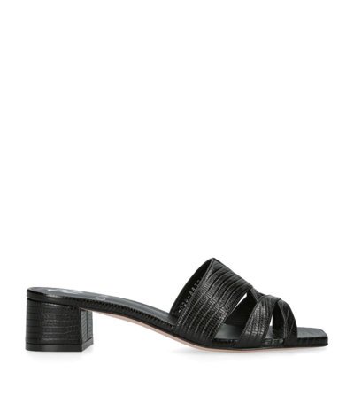 Shop Gina Montreaux Heeled Mules 35 In Black