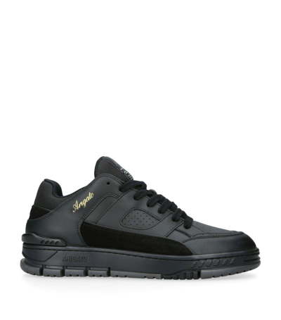 Shop Axel Arigato Leather Area Low-top Sneakers In Black