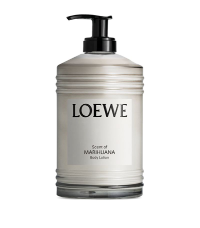 Shop Loewe Scent Of Marihuana Body Lotion (360ml) In Multi