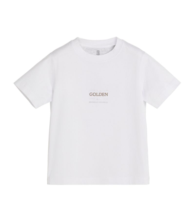 Shop Brunello Cucinelli Cotton Graphic T-shirt (4-12+ Years) In White