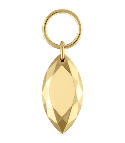 Shop Maria Tash Faceted Gold Marquise Charm (7.5mm)