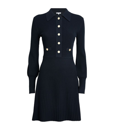 Shop Veronica Beard Knit Lauper Dress In Navy