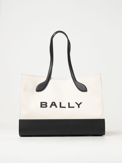 Shop Bally Tote Bags  Woman Color Natural