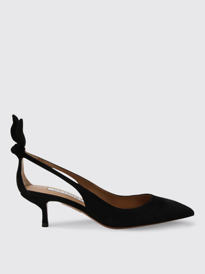 Shop Aquazzura High Heel Shoes  Woman Color Black