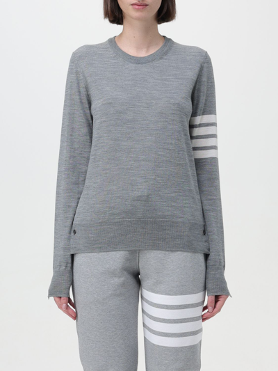 Shop Thom Browne Sweater  Woman Color Grey