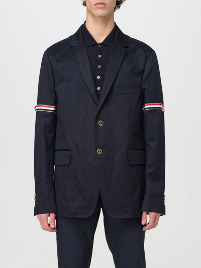 Shop Thom Browne Jacket  Men Color Navy