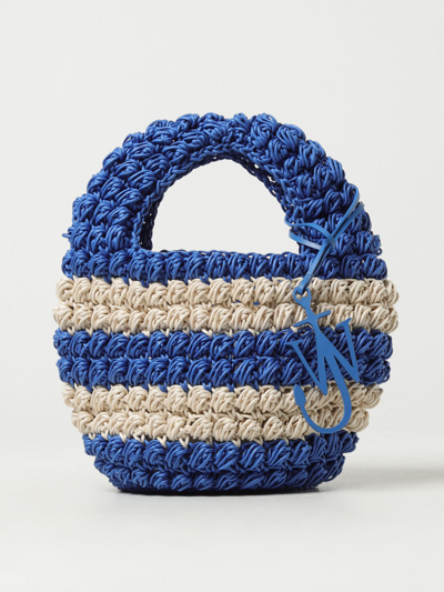 Shop Jw Anderson Handbag  Woman Color Gnawed Blue
