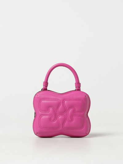 Shop Ganni Mini Bag  Woman Color Fuchsia