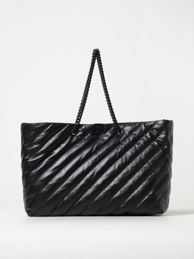 Shop Balenciaga Carry All Crush Bag In Quilted Leather In Black