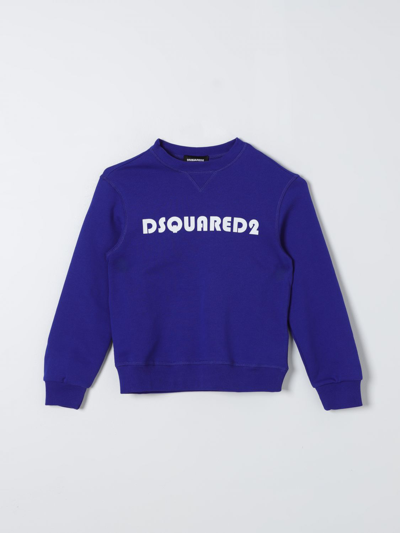 Shop Dsquared2 Junior Sweater  Kids Color Blue