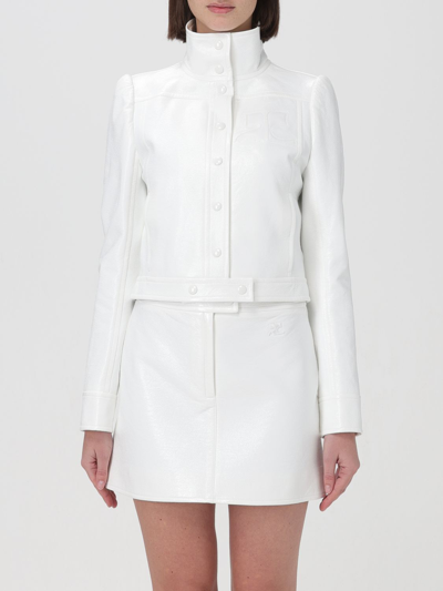 Shop Courrèges Jacket  Woman Color White
