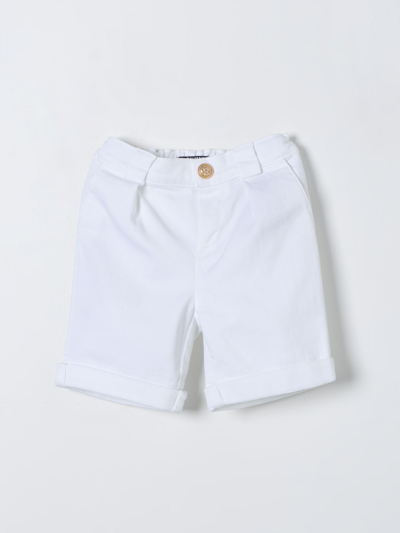 Shop Balmain Shorts  Kids Kids Color White
