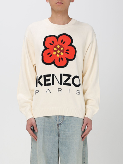 Shop Kenzo Sweater  Men Color Beige