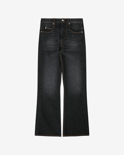 Shop Marant Etoile Belvira Bootcut Jeans In Grau