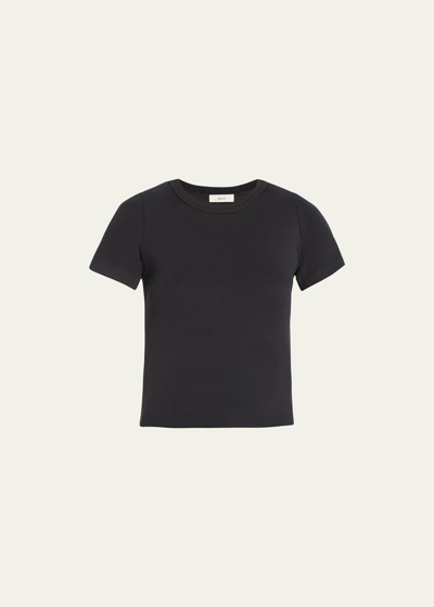 Shop A.l.c Paloma Short-sleeve Tee In Black