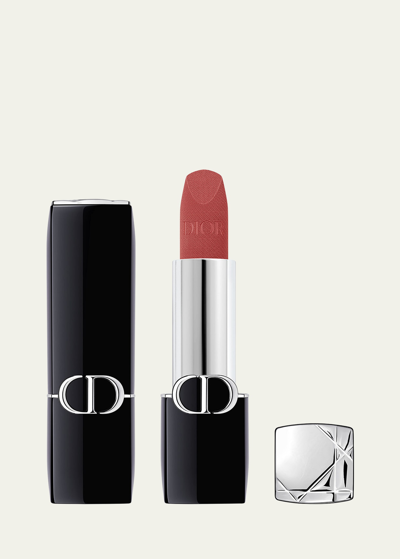Shop Dior Rouge Velvet Lipstick In 624 Verone - Velv