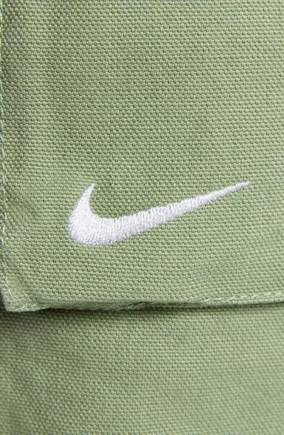 Shop Nike Woven P44 Cargo Shorts In Oil Green/ White