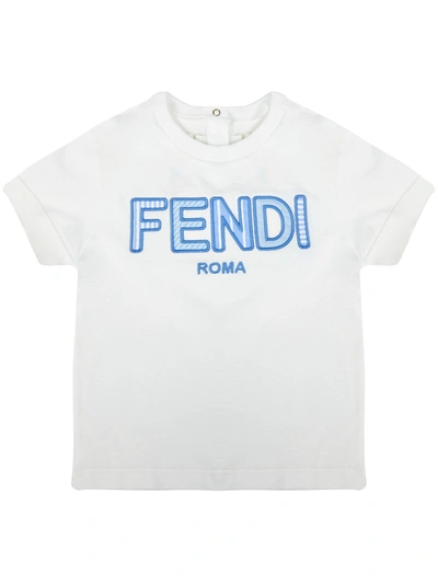 Shop Fendi T-shirt  Kids In Bianco
