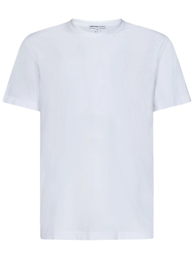 Shop James Perse T-shirt  In Bianco