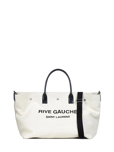 Shop Saint Laurent Rive Gauche Handbag In Nero