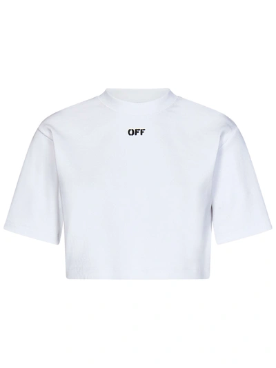 Shop Off-white T-shirt  In Bianco