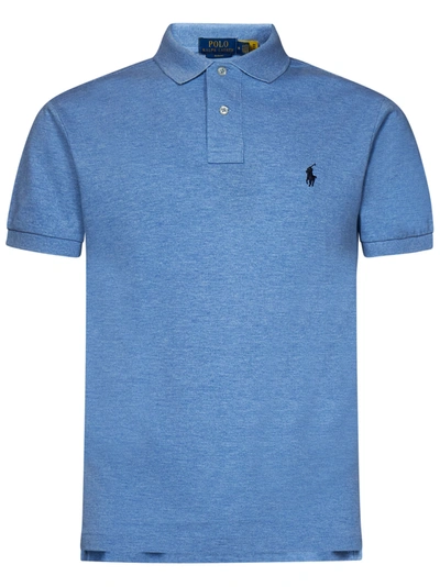 Shop Polo Ralph Lauren Polo Shirt In Azzurro