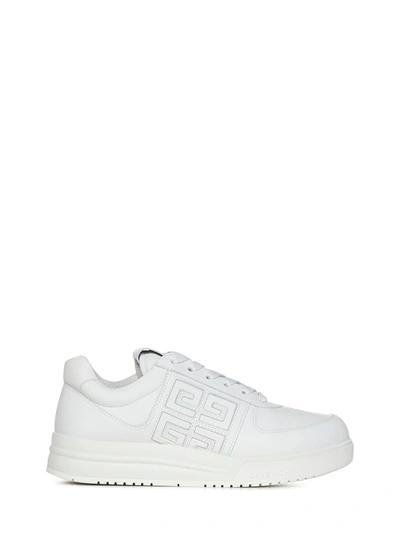 Shop Givenchy Sneakers 4g  In Bianco