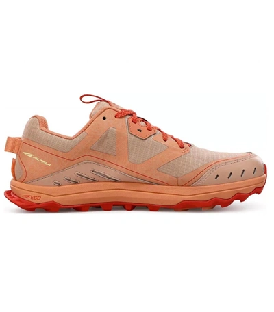 Shop Altra Women's Lone Peak 6 Shoes In Coral In Orange