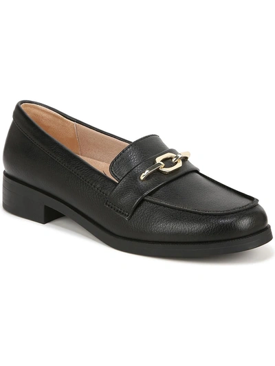 Shop Lifestride Womens Slip On Round Toe Loafers In Black
