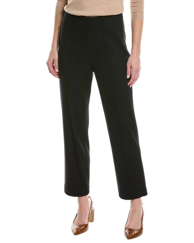 Shop Vince Mid-rise Wool-blend Pant In Black