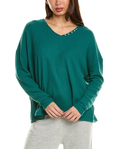 Shop Honeydew Intimates Lounge Pro Top In Green