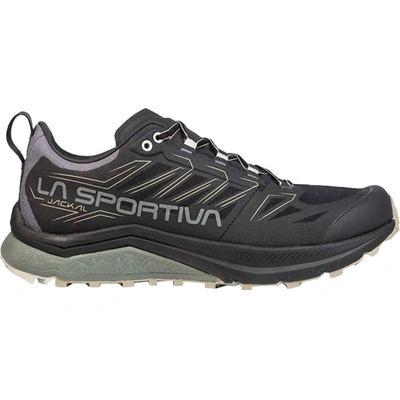 Shop La Sportiva Men's Jackal Trail Running Shoes - D/medium Width In Black/clay