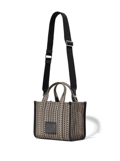 Shop Marc Jacobs The Monogram Small Tote Bag In Beige