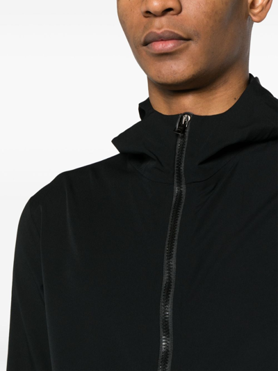 Shop Herno Water Resistant Hooded Jacket In Black