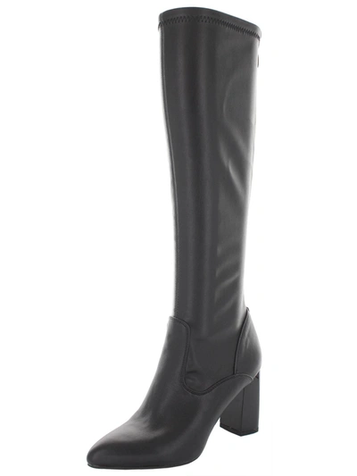 Shop Franco Sarto Katherine Womens Zipper Knee-high Boots In Black