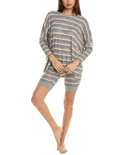 Shop Honeydew Intimates Overslept Short Pajama Set In Multi