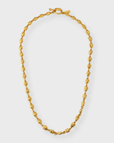 Shop Tom Ford Moon Nugget Chain Necklace In Vintage Go