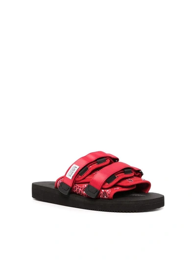 Shop Suicoke Moto Cab Pt02 Sandals Shoes In Red