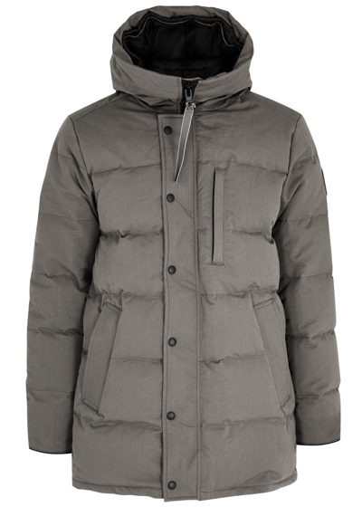 Canada Goose Carson Cotton Blend Down Parka In Dark Grey